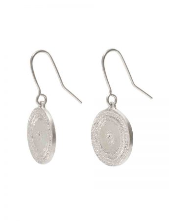 Large Rise Hook Earrings – Silver