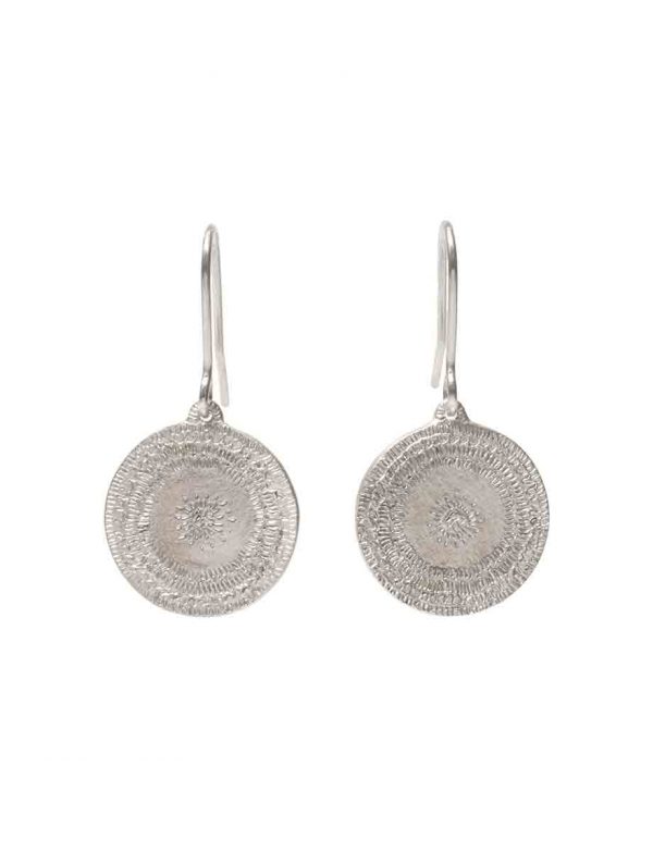 Large Rise Hook Earrings – Silver