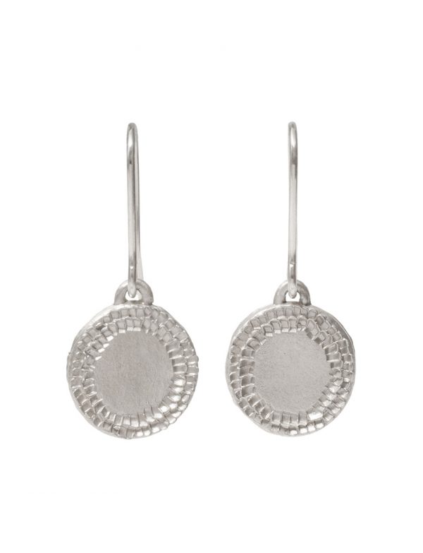 Large Shift Hook Earrings – Silver