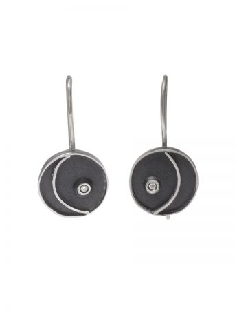 New Moon Diamond Earrings