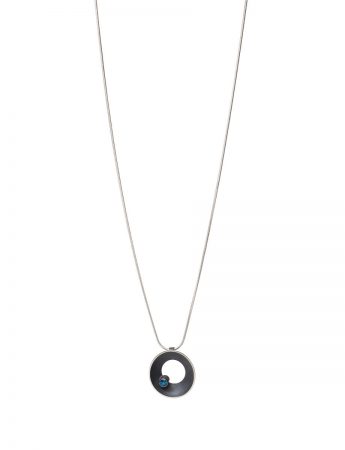 Open Sea Dish Necklace – Blue Tourmaline