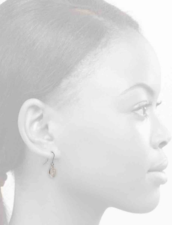 Small Rise Hook Earrings – Silver