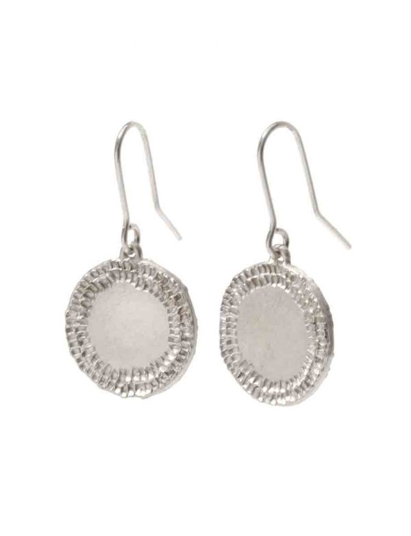 Small Shift Hook Earrings – Silver