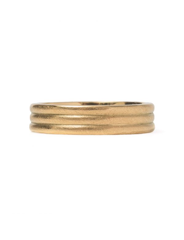 Tri Band Ring – Gold