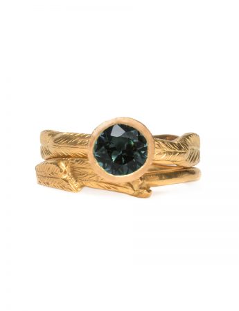 Bird of Paradise Ring – Parti Sapphire