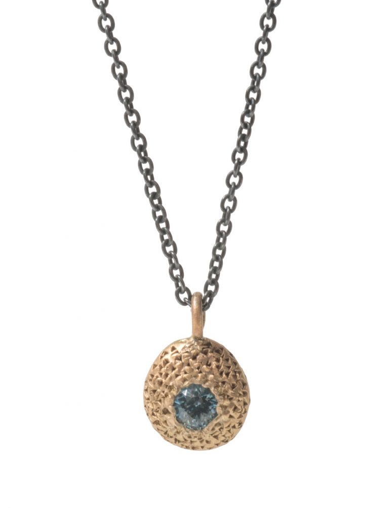 Textura Centra Pendant Necklace – Sapphire