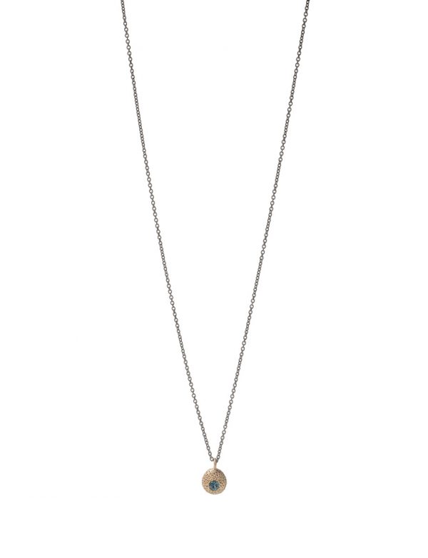 Textura Centra Pendant Necklace – Sapphire