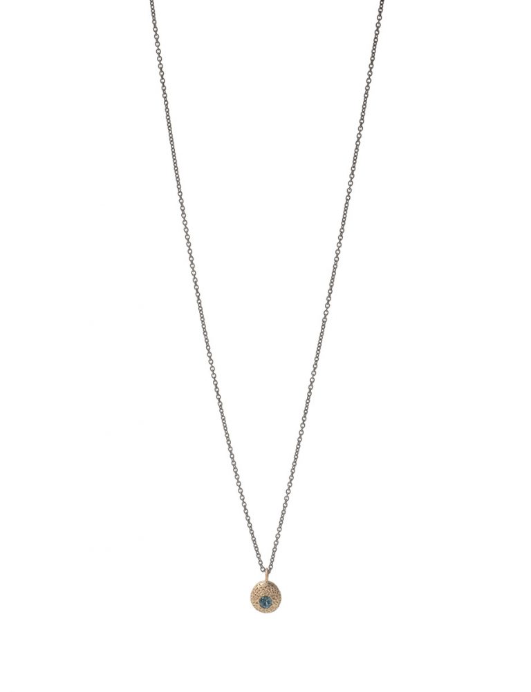 Textura Centra Pendant Necklace – Sapphire