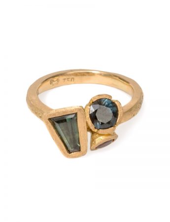 Textura Lowenna Ring – Spinel & Sapphire