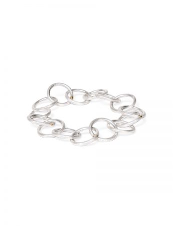 Anthem Bracelet – Silver & Yellow Gold