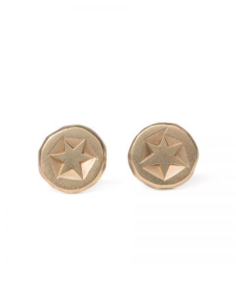 Catha Stud Earrings – Yellow Gold