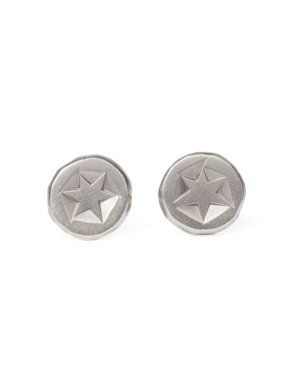 Catha Stud Earrings – Silver