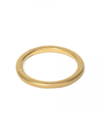 Fine Striae Ring – Yellow Gold