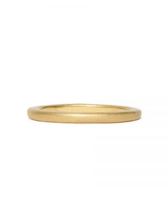 Fine Striae Ring – Yellow Gold