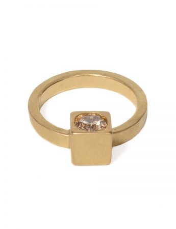 Monument Ring Two – Champagne Diamond