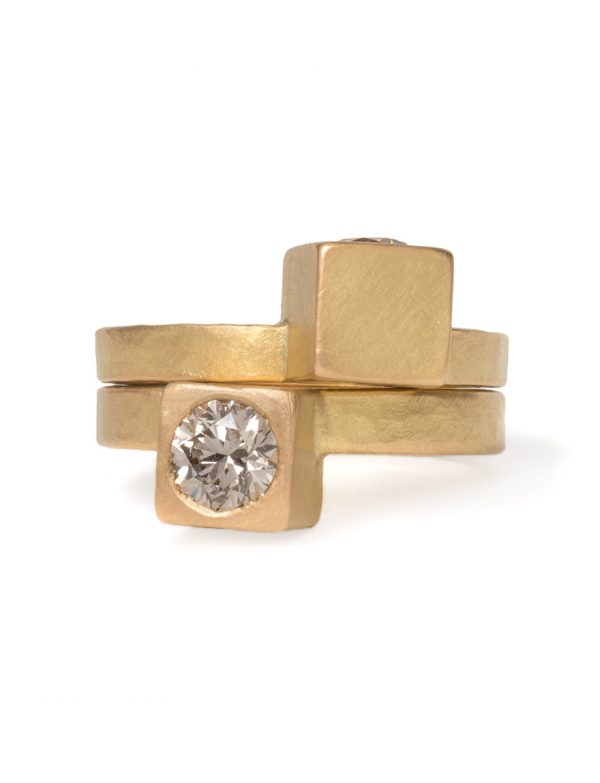 Monument Ring Two – Champagne Diamond