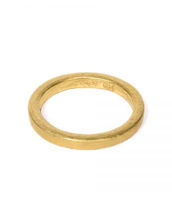 Striae Ring – Yellow Gold