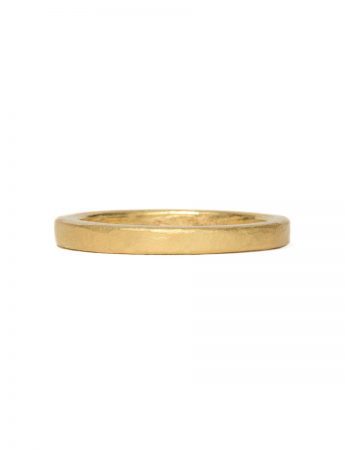 Striae Ring – Yellow Gold