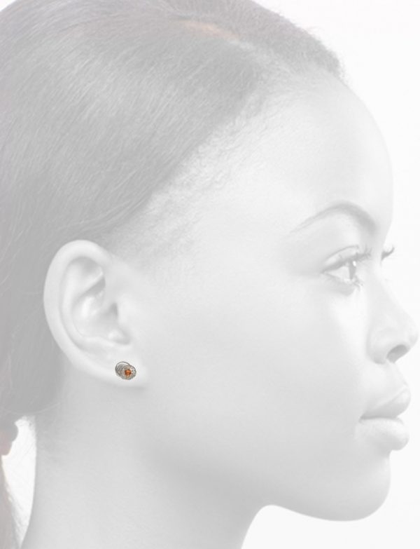 Beloved Assemblage Two Stack Silver Stud Earrings – Yellow Sapphires