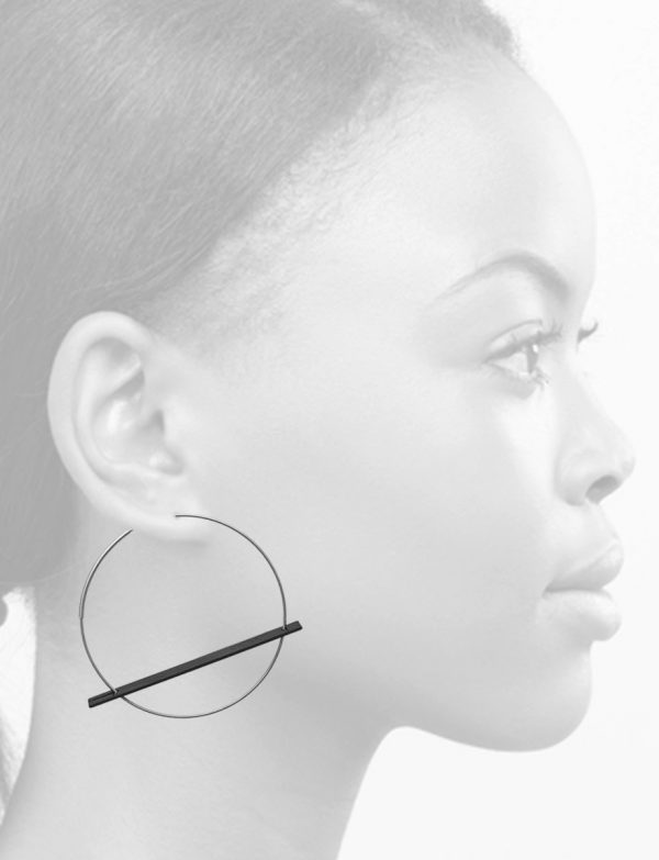 Blade Earrings – Black