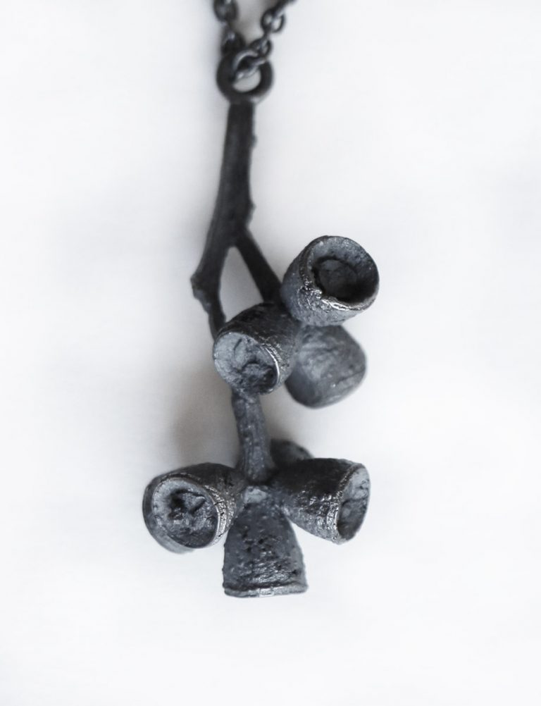 Bushwalker Gumnut Branch Pendant Necklace – Black