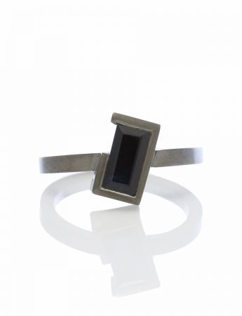 Black to Black Ring – Sapphire