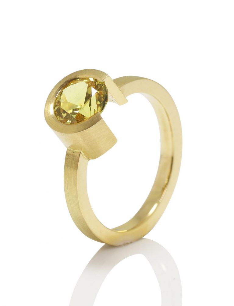 Intermittent Ring One – Yellow Sapphire