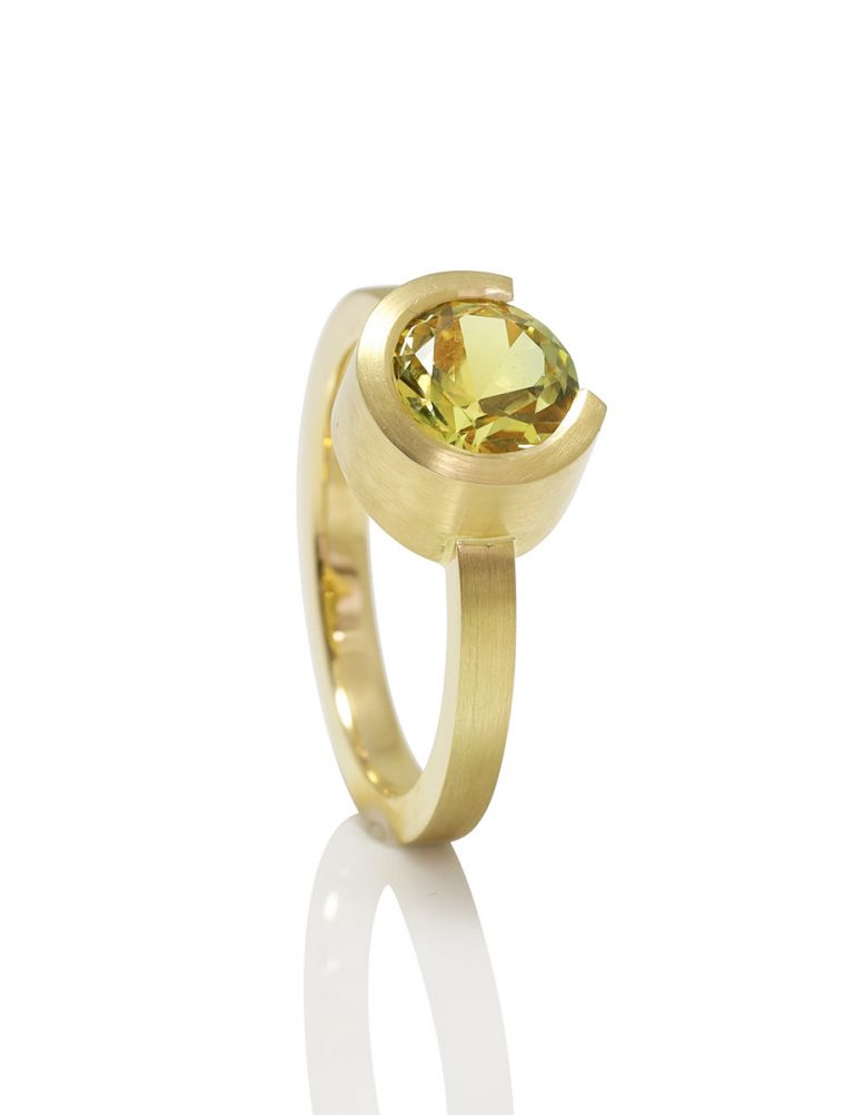 Intermittent Ring One – Yellow Sapphire