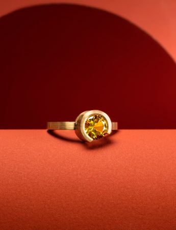 Intermittent Ring One – Yellow Sapphire