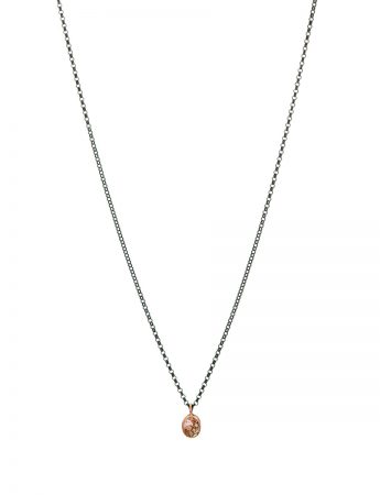 Glimmer Pendant Necklace – Rose Gold & Diamonds