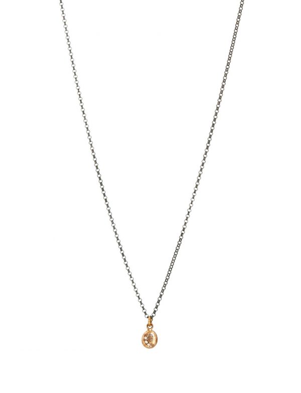 Glimmer Pendant Necklace – Yellow Gold & Diamonds