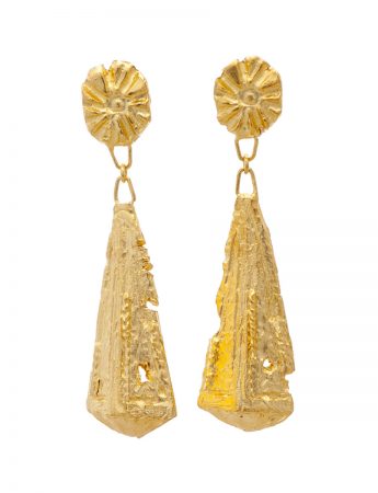 Zoraida Earrings – Yellow Gold Plate