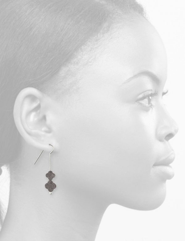 Turning Seasons Duo Earrings – Black
