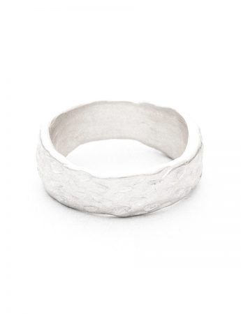 Beachcomber Norfolk Pine Texture Ring – Silver