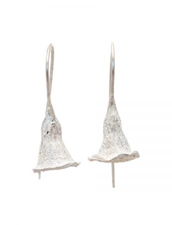 Bushwalker Flowering Gum Hook Earrings – Silver