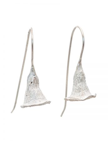 Bushwalker Flowering Gum Hook Earrings – Silver