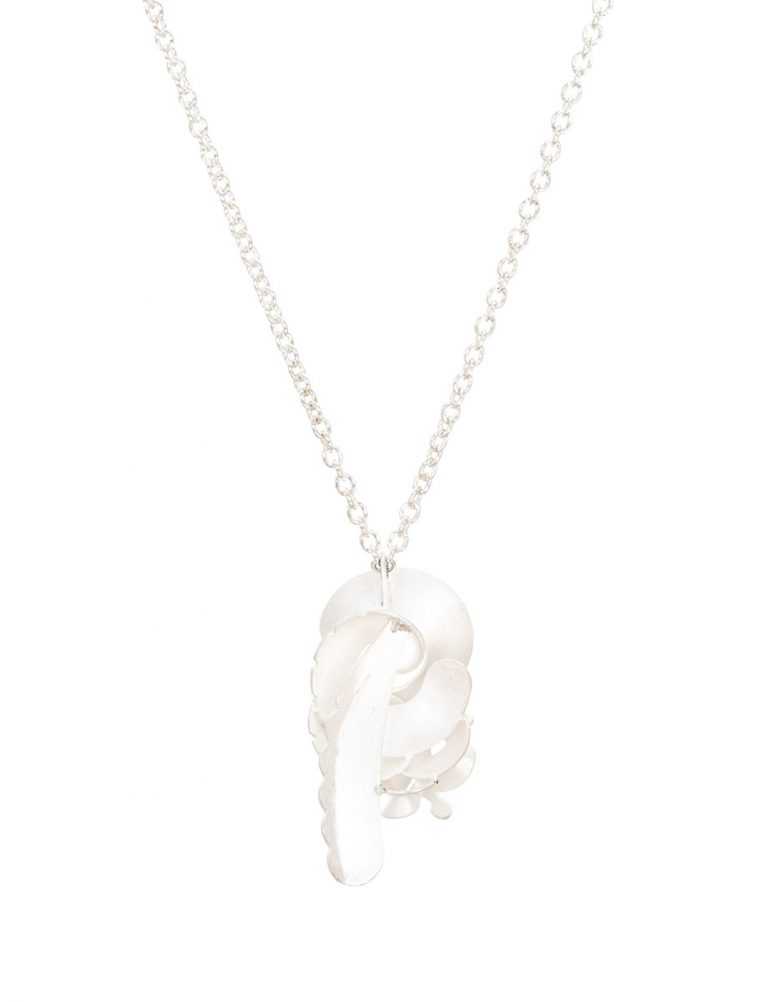 Cloud Bird Pendant Necklace – Sterling Silver