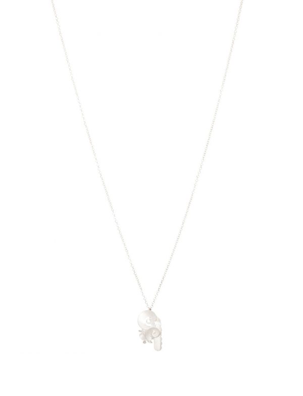 Cloud Bird Pendant Necklace – Sterling Silver