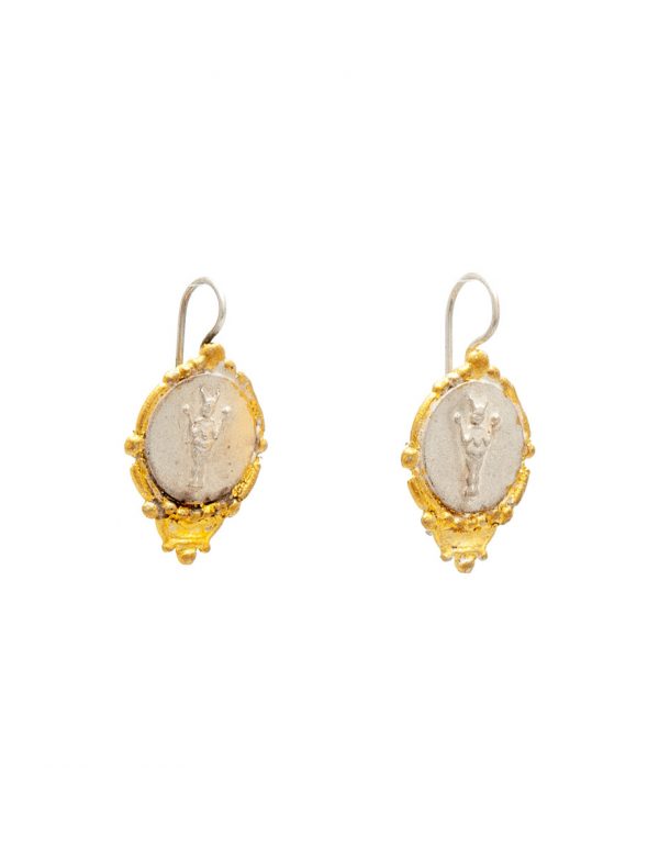Divine Mojo Earrings – Silver & Gold