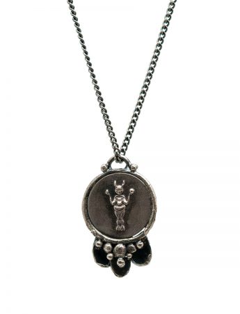 Divine Mojo Pendant Necklace – Black