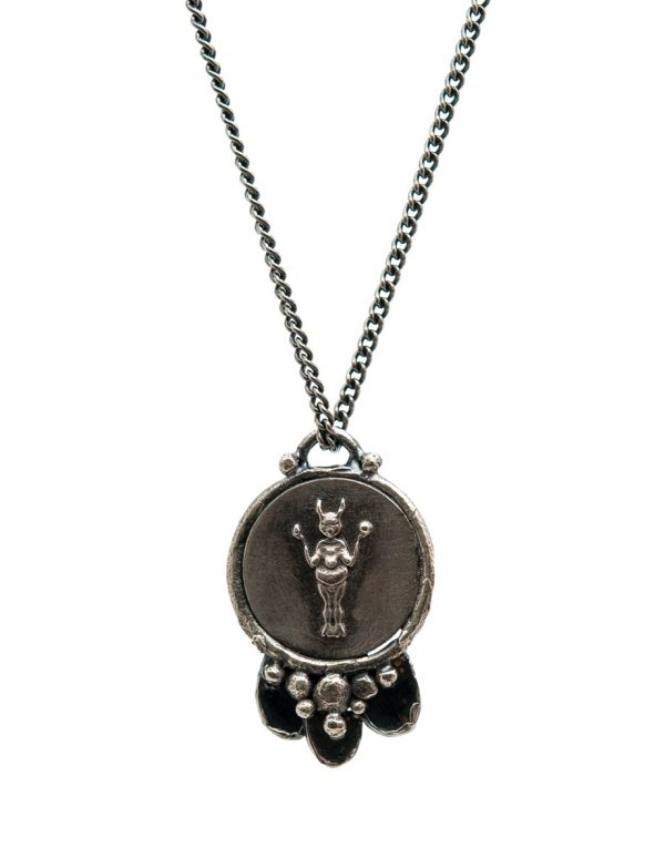 Divine Mojo Pendant Necklace – Black