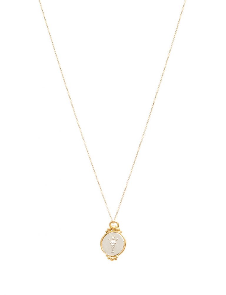 Divine Mojo Pendant Necklace – Silver & Gold