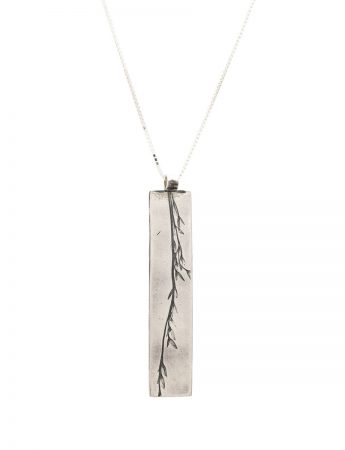 Grass Pendant Necklace – Sterling Silver