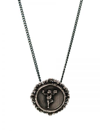 High Priestess Of Managing It All Pendant Necklace – Black