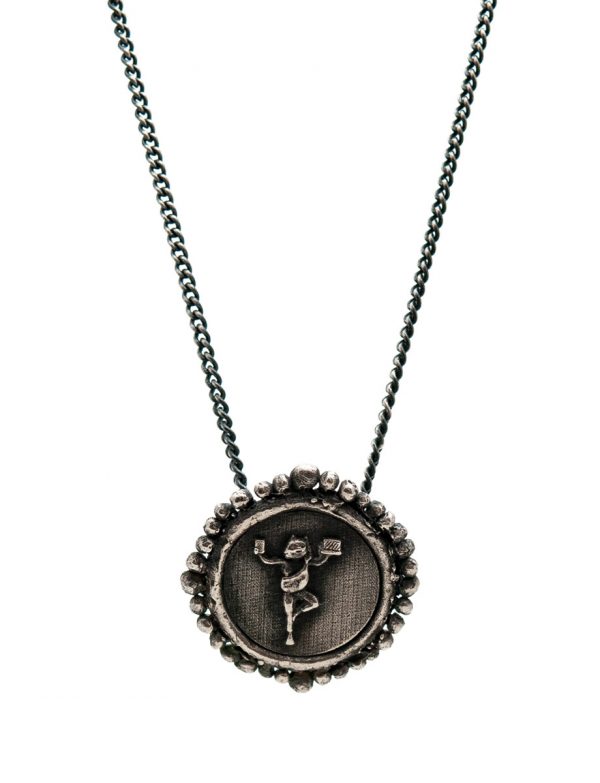 High Priestess Of Managing It All Pendant Necklace – Black