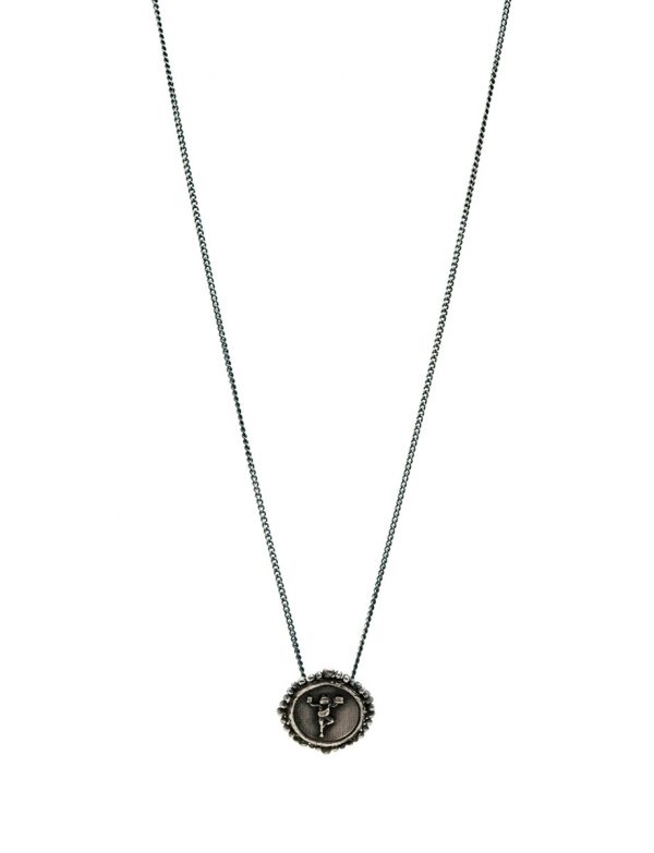High Priestess Of Managing It All Pendant Necklace – Black