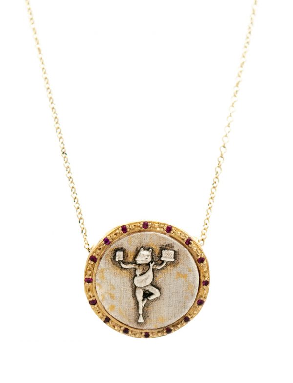 High Priestess Of Managing It All Coin Necklace – Rubies