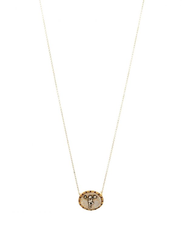 High Priestess Of Managing It All Coin Necklace – Rubies