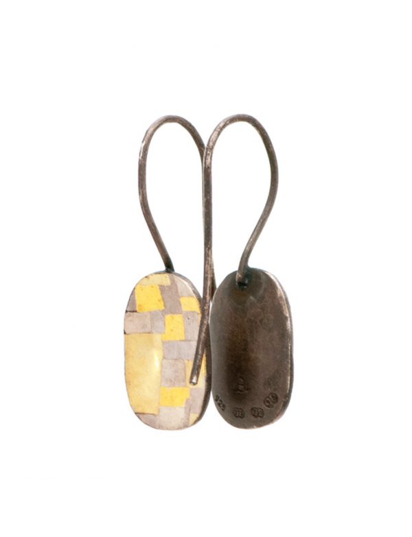Shadowed Terrain Oval Earrings