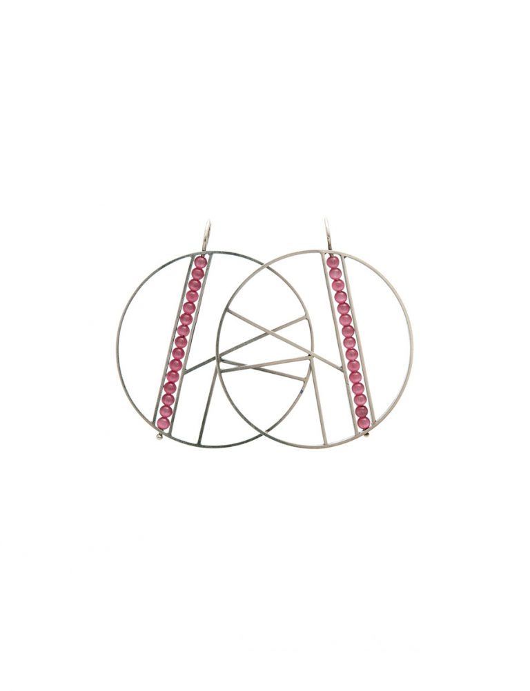 Large OK Earrings – Pink